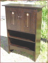 Stickley Ellis Inspired Custom Entertainment Bookcase Cabinet